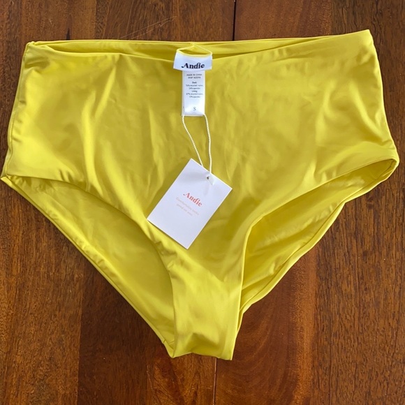 NWOT Andie Swim Bikini - Honeysuckle - Picture 3 of 6